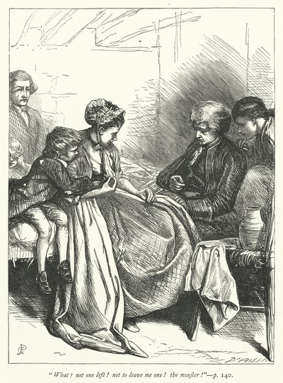 Illustration pour Le Vicaire de Wakefield - George John Pinwell