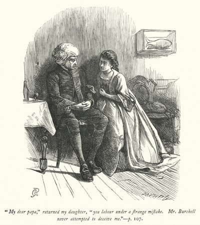 Illustration pour Le Vicaire de Wakefield - George John Pinwell