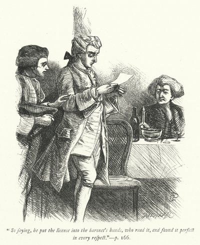 Illustration pour Le Vicaire de Wakefield - George John Pinwell