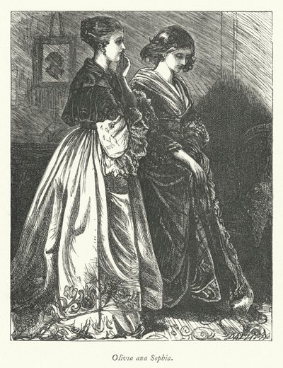 Illustration pour Le Vicaire de Wakefield - George John Pinwell
