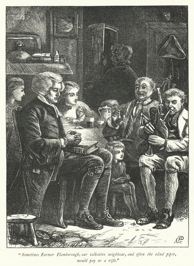 Illustration pour Le Vicaire de Wakefield - George John Pinwell