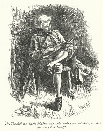 Illustration pour « Le Vicaire de Wakefield » (gravure) - George John Pinwell