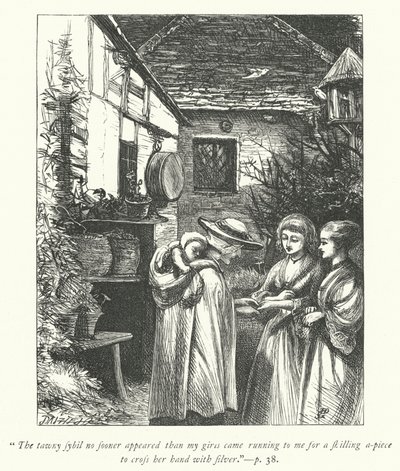 Illustration pour « Le Vicaire de Wakefield » (gravure) - George John Pinwell