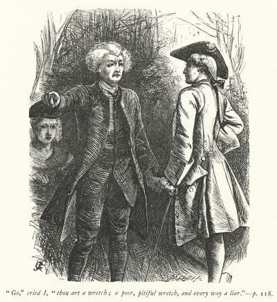 Illustration pour « Le Vicaire de Wakefield » (gravure) - George John Pinwell