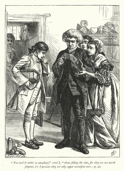 Illustration pour Le Vicaire de Wakefield - George John Pinwell