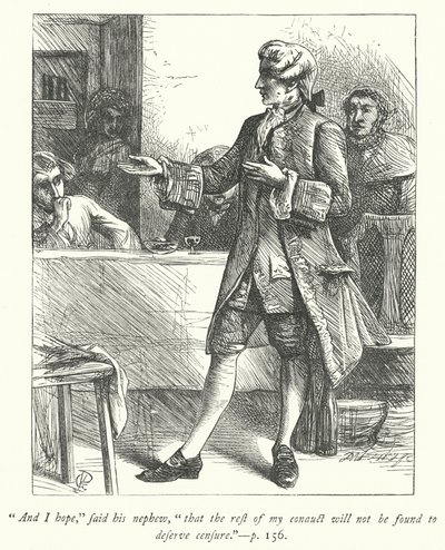 Illustration pour Le Vicaire de Wakefield - George John Pinwell