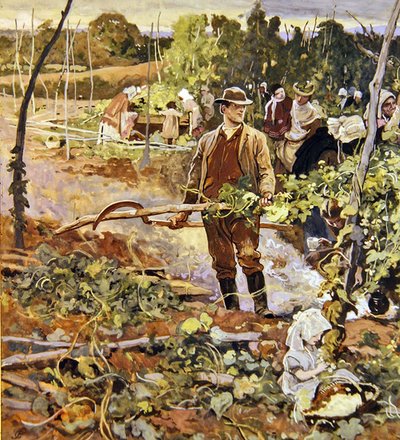 Les glaneuses - George John Pinwell