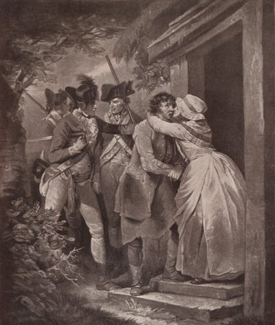 Déserteur prenant congé de sa femme, 1791-1909 - George Keating
