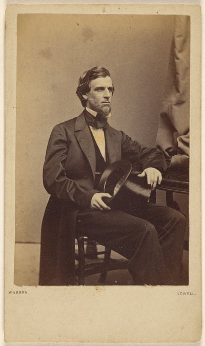 [Homme assis, tenant un chapeau haut de forme] - George Kendall Warren