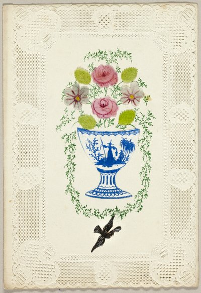 Valentin Sans Titre (Vase de Fleurs avec Oiseau) - George Kershaw