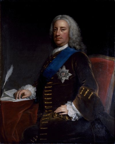 Portrait de William Cavendish, 3e duc de Devonshire, fin des années 1730-début des années 1740 - George Knapton