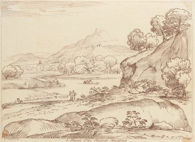 Sans titre : scène pastorale - George Knapton