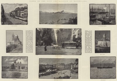 Vues de la ville et du port de Marseille - George L. Seymour