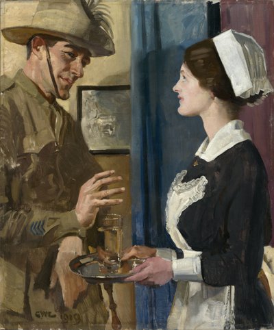 Le Cavalier et la Servante - George Lambert