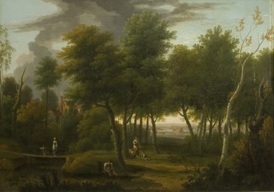 Paysage boisé - George Lambert