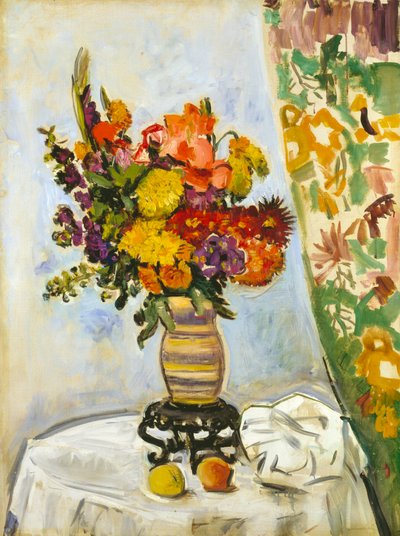Fleurs dans un vase chinois - George Leslie Hunter