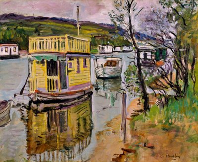 Péniches, Loch Lomond - George Leslie Hunter