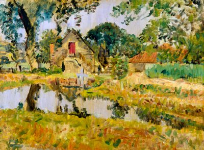 Vieux moulin, Fifeshire - George Leslie Hunter