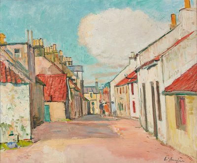 Scène de rue, Largo - George Leslie Hunter