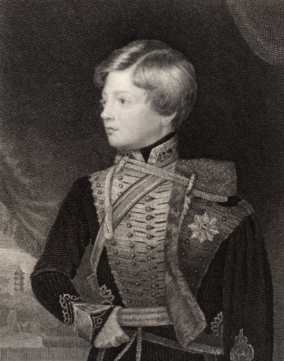George V, roi de Hanovre, gravé par T.A. Dean, de 