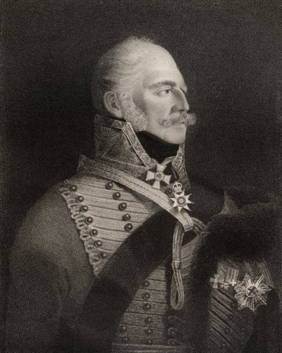 Prince Ernest Augustus, Duc de Cumberland et Roi de Hanovre, gravé par H.R. Cook, de 