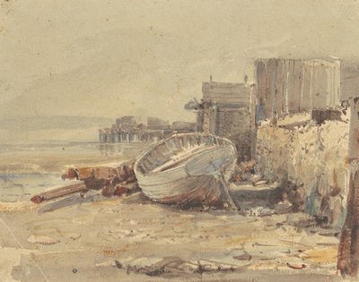 Navire échoué, c.1880 - George Loring Brown