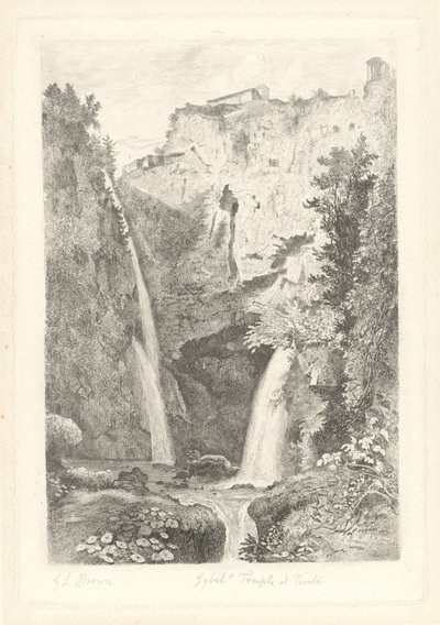 Cascades à Tivoli - George Loring Brown