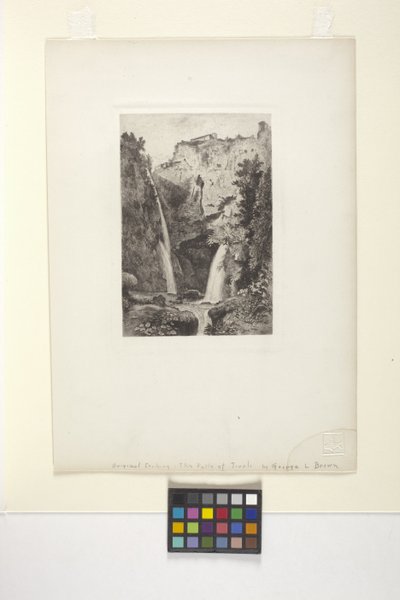 Les chutes de Tivoli - George Loring Brown