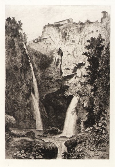 Les chutes de Tivoli - George Loring Brown