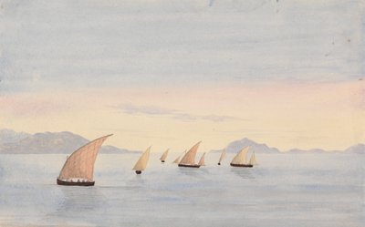Pointe de Tarifa, Espagne et Mons Abyla, Afrique - George Lothian Hall