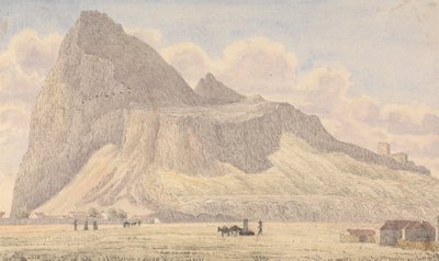 Le rocher de Gibraltar, depuis la salle de garde du front nord - George Lothian Hall