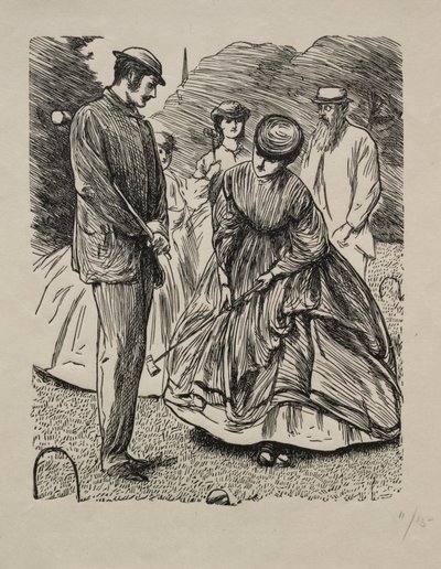 Comment ne pas jouer au jeu, 1865 - George Louis Palmella Busson Du Maurier