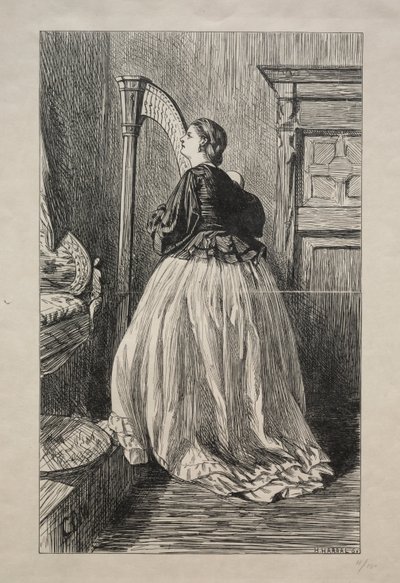 Ô chante encore cette simple chanson, 1862 - George Louis Palmella Busson Du Maurier