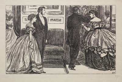 La reine de carreau - Comment elle a été gagnée et perdue, 1866 - George Louis Palmella Busson Du Maurier
