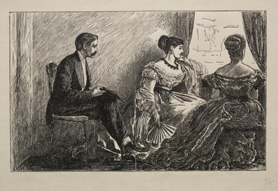 La Camélia blanche, 1868 - George Louis Palmella Busson Du Maurier