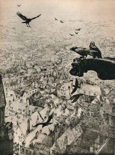 Les choucas de Chartres, 1917 - George Marples