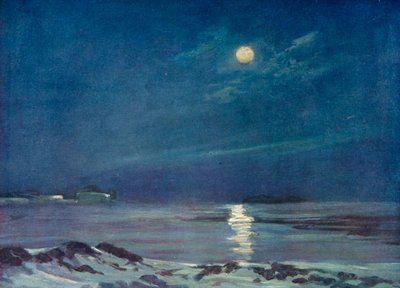Pleine lune en hiver, vers 1908-1909 - George Marston
