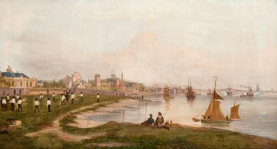 Magdalen Green avant le chemin de fer Dundee à Perth - George McGillivray