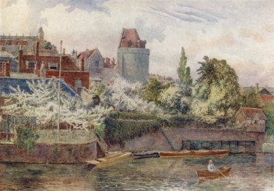 Jardins au bord de la rivière - George Moore Henton