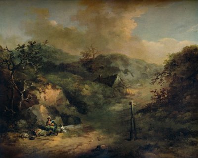 Une colline avec des vagabonds se reposant, vers 1793 - George Morland