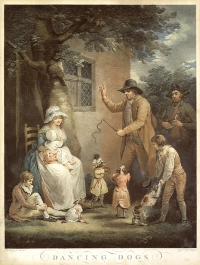 Chiens dansants, vers 1800 - George Morland