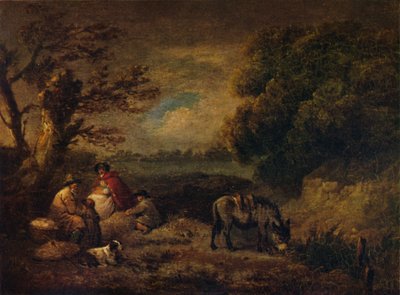 Gitans se reposant avec un âne, 1795 - George Morland
