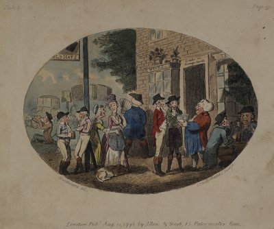 Old Hats Tavern, Uxbridge, 1796 - George Moutard Woodward