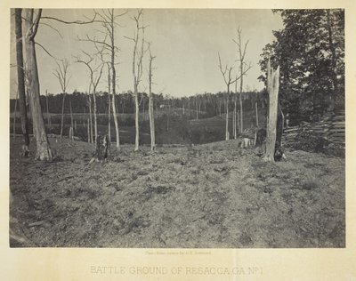 Champ de bataille de Resacca, GA, n° 1 - George N. Barnard