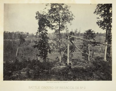 Champ de bataille de Resacca, GA, No. 2, 1866 - George N. Barnard