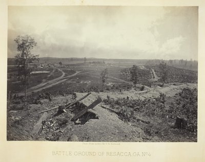 Champ de Bataille de Resacca, GA, No. 4, 1866 - George N. Barnard