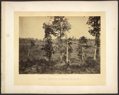 Champ de bataille de Resacca, Ga. No. 2 - George N. Barnard