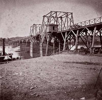 Pont sur la rivière Tennessee à Chattanooga - George N. Barnard