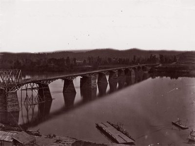 Pont sur la rivière Tennessee à Chattanooga - George N. Barnard