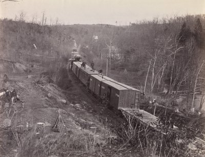 Bull Run. Orange et Alexandria R.R. près de Union Mills, 1861-65 - George N. Barnard